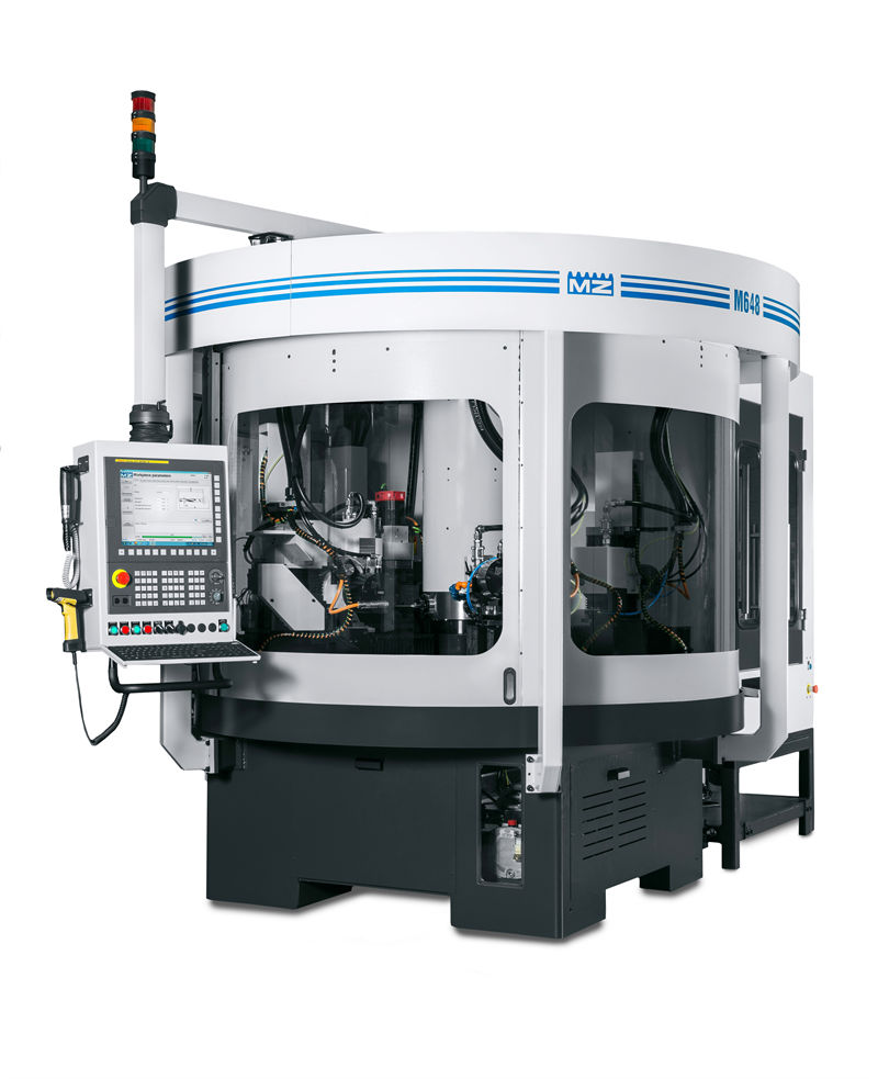 M648 -转台式多工位螺旋槽磨床